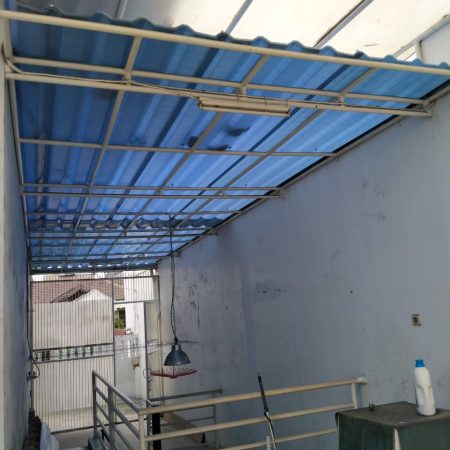 Atap Alderon UPVC Semi Transparan Biru Per M